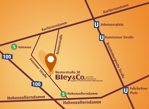 Anfahrtskarte